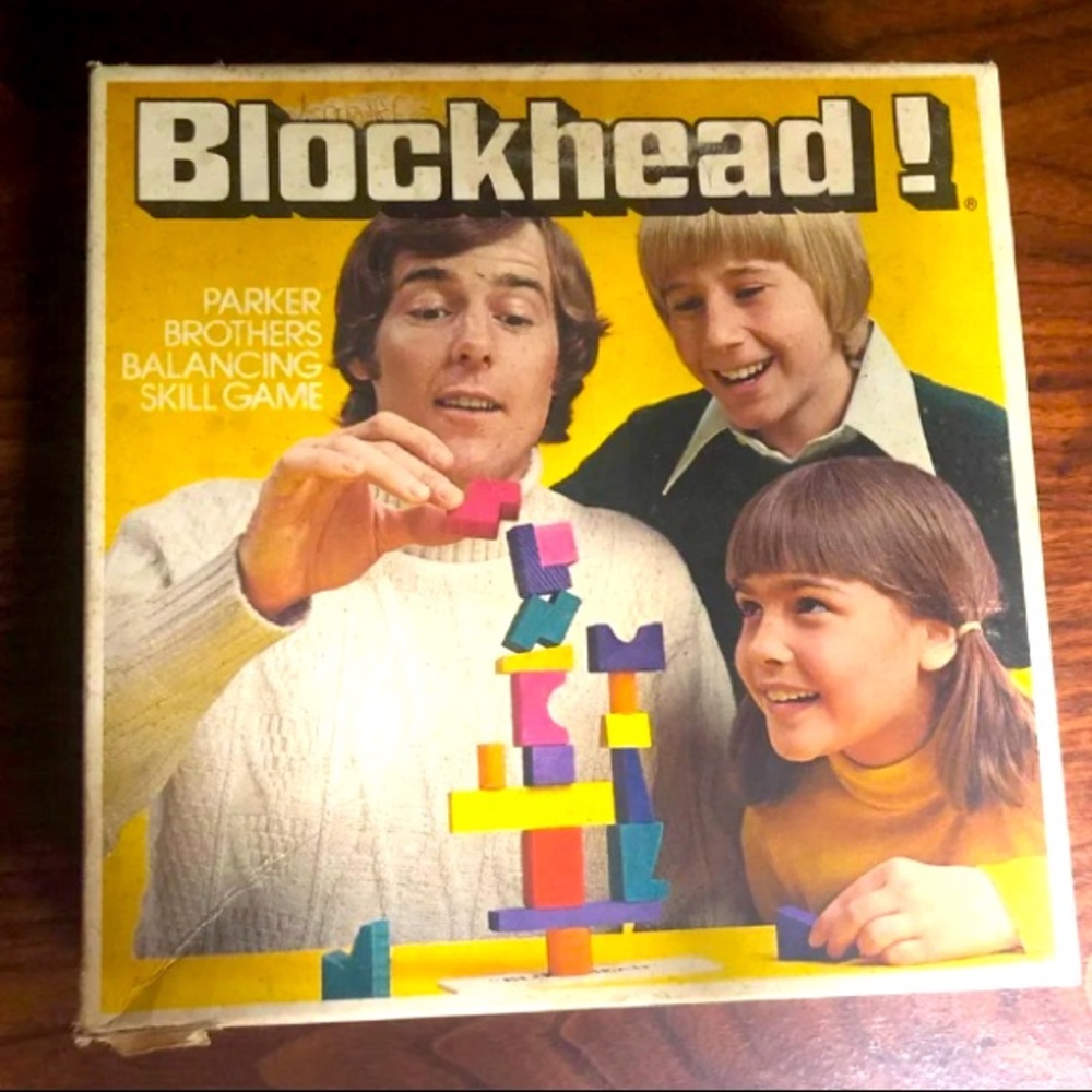 Vintage Blockhead Game